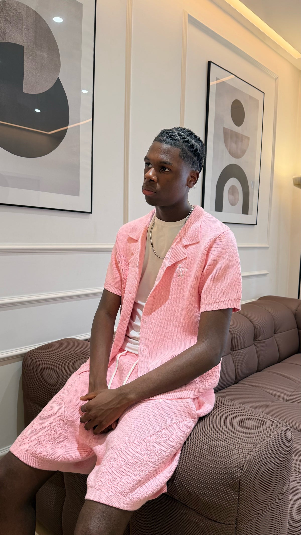 7VENWORLD PINK SHIRT
