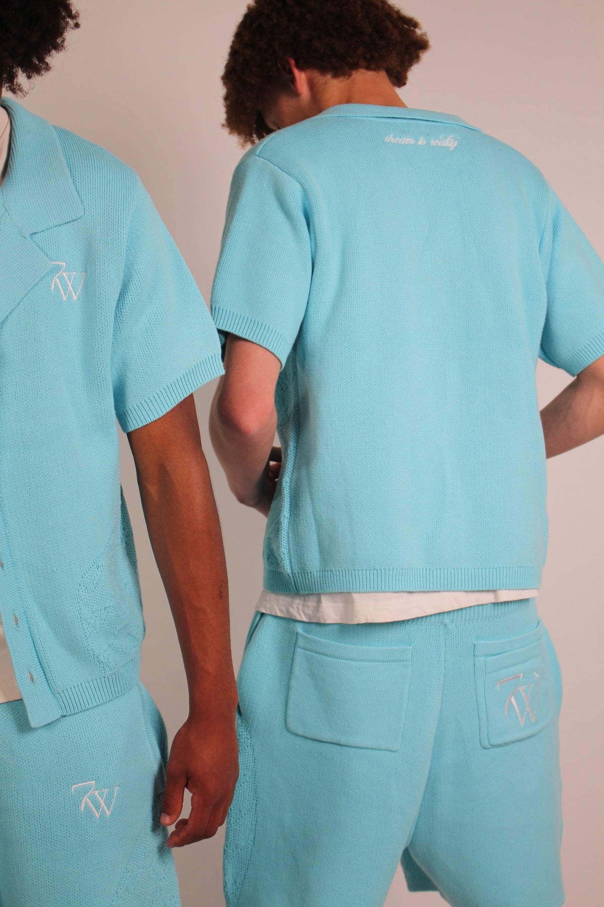 7VENWORLD BLUE SHORT