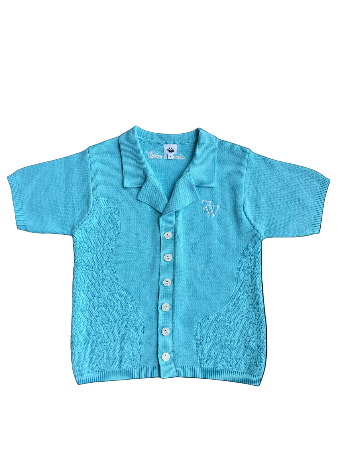 7VENWORLD BLUE SHIRT