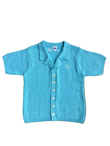 7VENWORLD BLUE SHIRT