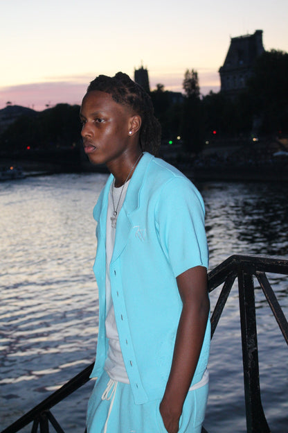 7VENWORLD BLUE SHIRT